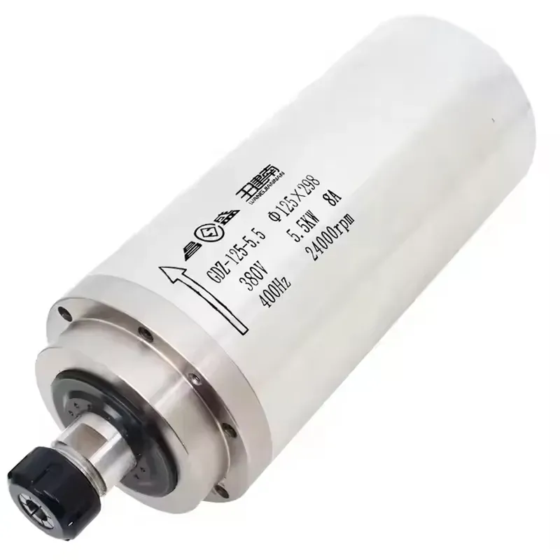 Cnc Spindle Motor - GDZ-125-5.5 12A 220V 24000rpm Motor Spindle