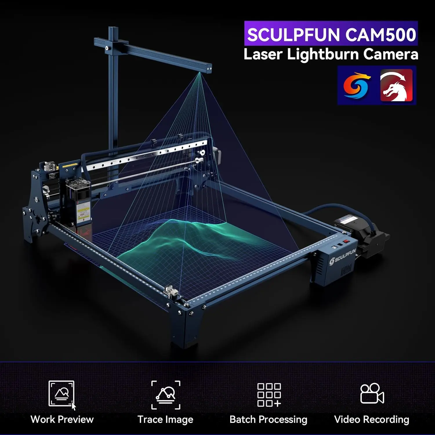 SCULPFUN CAM500, Kamera Lightb - Industrial Laser Engraver ulasan dan harga